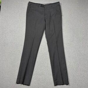 Paisley & Gray Slim Fit Dress Pants Mens 32x32 Gray Flat Front Slacks